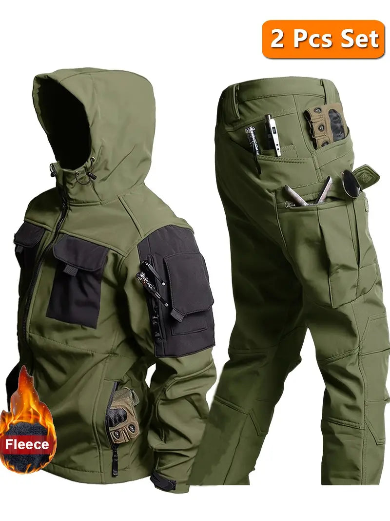 Conjunto Deportivo con Forro Polar e Impermeable