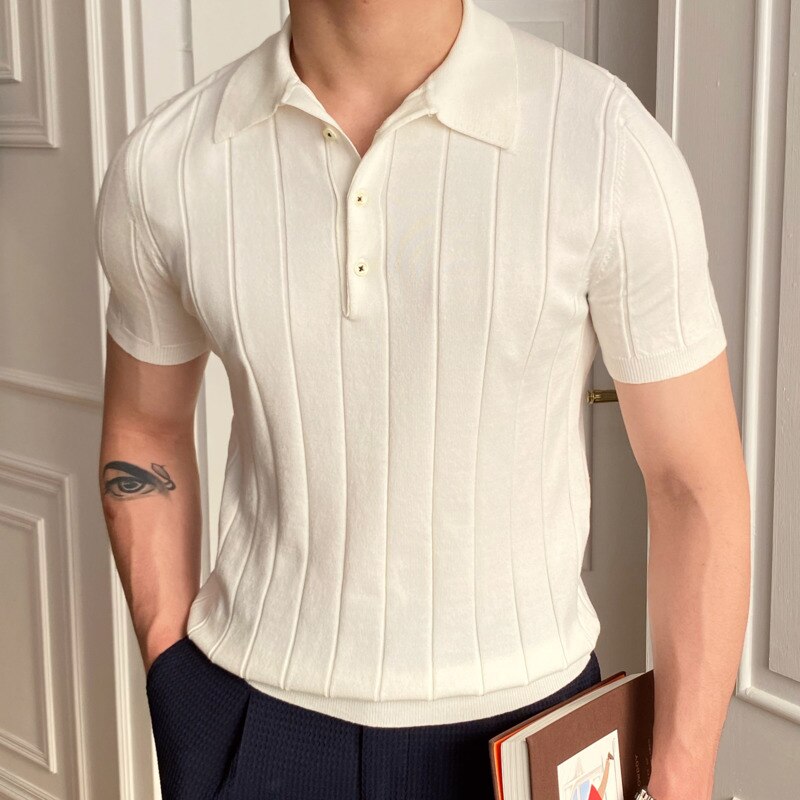 Camisa de Cuello Polo para Hombre Forma